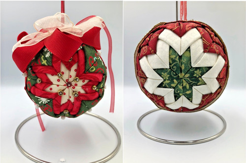 Palline tessuto patchwork - palline,