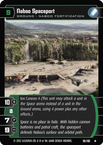 Naboo spaceport attack of - naboo,