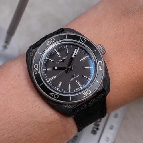 Longines ultra chron carbon - carbon,