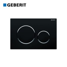 Placca per cassette GEBERIT SIGMA 20 nero - cromo - nero 115.882.KM.1