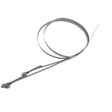 Coppia di fascette con coppiglia per tubo riscaldamento Fiat 500 F L R N D epoca