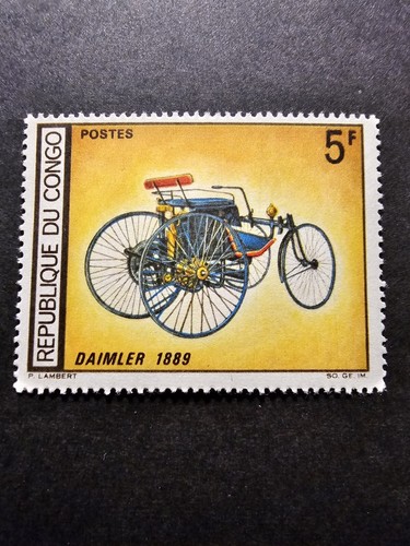 Francobollo congo auto antiche - francobollo,