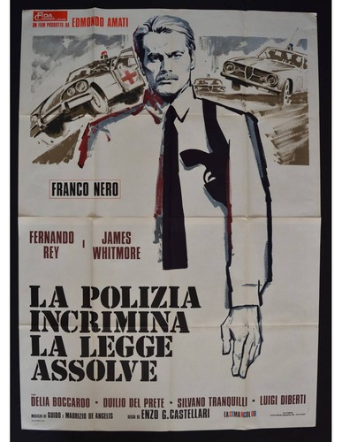 Manifesto polizia incrimina - la,