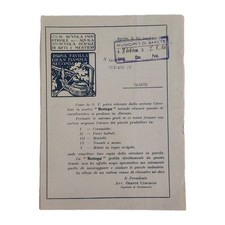 1926 Scuola Industriale Dell'Aquila Bottega Arte Abruzzese Circolare C03231