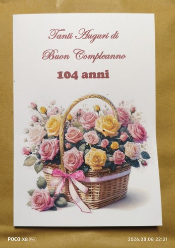 Biglietto cartolina auguri - biglietto/cartolina,