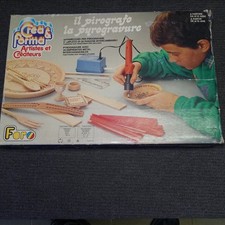 CREA E FORMA IL PIROGRAFO GIOCO VINTAGE IL FARO