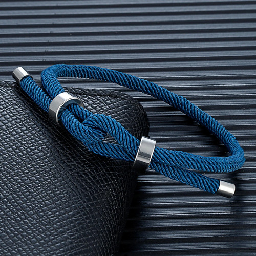 Bracciale corda nodo nautico - bracciale,