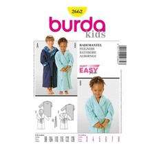 Burda B2662 - Cartamodello per Accappatoio 19x13 cm