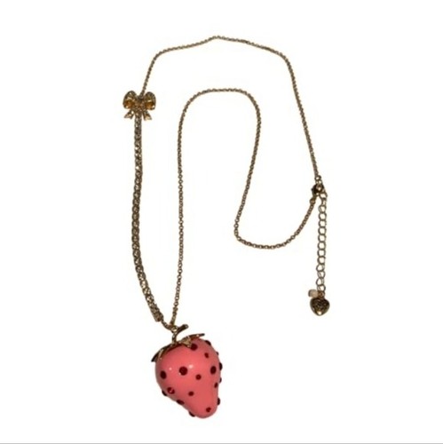 Collana fragola betsey johnson - collana,