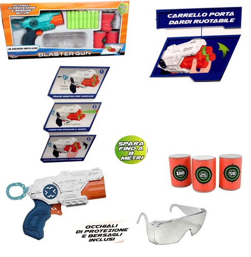 Pistola spara dardi con - spara,