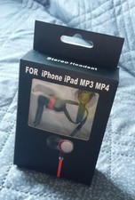 AURICOLARI PER IPHONE IPAD MP3 MP4 STEREO HEADSET