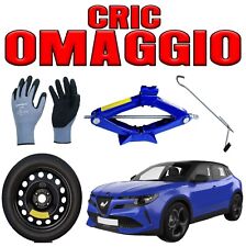 Ruotino Di Scorta 4Fori Misura Ruota 16 Alfa Romeo Junior Kit Cric Crick Guanti