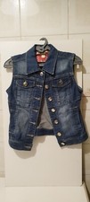 Vintage gilet donna jeans taglia 27-28 small - marca YES MISS