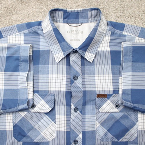 Camicia orvis uomo grande blu - uomo,