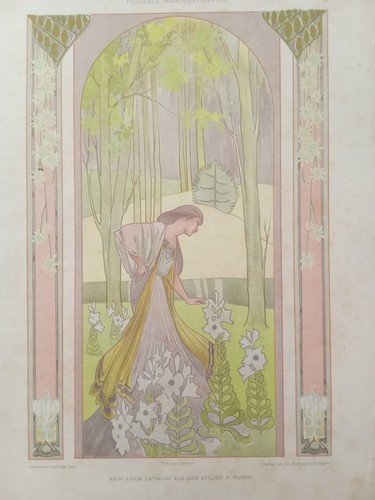 Zincografia epoca art - epoca, nouveau