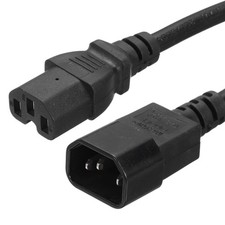 AC Power Cable 3 Plugs C14