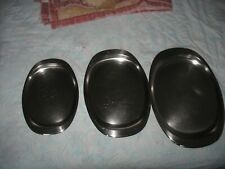 SET VASSOI MARCA ALESSI IN ACCIAIO VINTAGE ANNI 80 +OMAGGI VEDI INSERZIONE