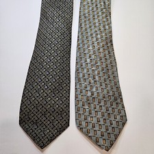 Brioni Italy Silk Tie x2