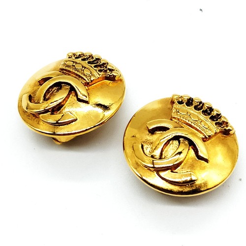 Orecchini chanel corona - orecchini,