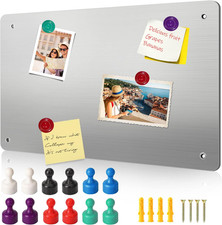 42 X 30 Cm Lavagna Magnetica Da Parete per Calamite, Bianco Lavagna Cancellabile