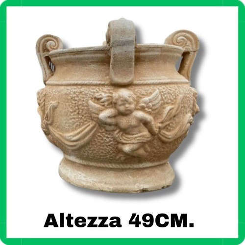Vaso cemento pietra - vaso,