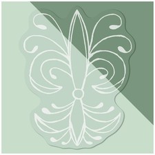 'Fleur-de-lis Motif' Static Window Clings / Stickers (WC014067)