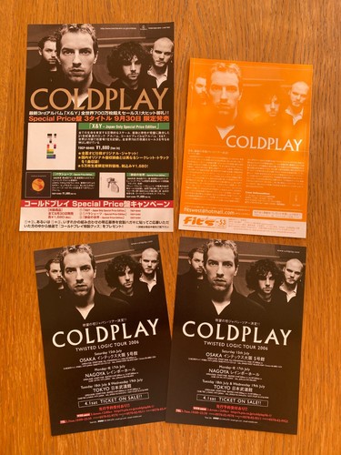 Coldplay japan mini poster - coldplay,