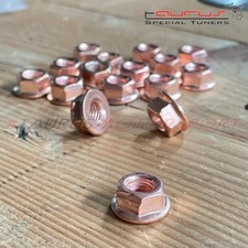 Dado ramato in rame alta resistenza M8x1,25 Ch.13 x turbine downpipe collettori