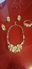 collana oro gf, orecchini, set