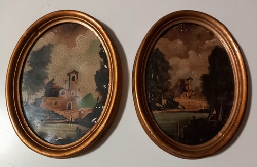 Paesaggi miniature pittura - miniature,