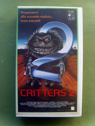 Videocassetta vhs critters - critters, 2