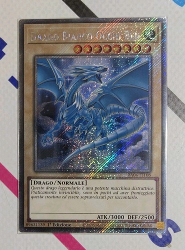 Drago bianco occhi blu - drago,
