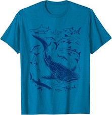 T-shirt unisex retrò Ocean