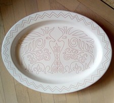CERASARDA PLATTER CERAMIC MADE IN ITALY SARDINIA / VASSOIO CERAMICA SARDEGNA