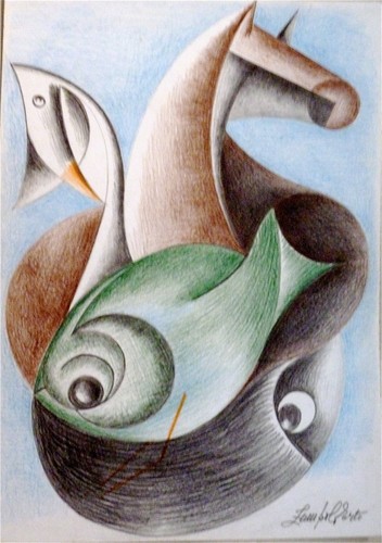 Futurismo cubismo pastello - cubismo,,