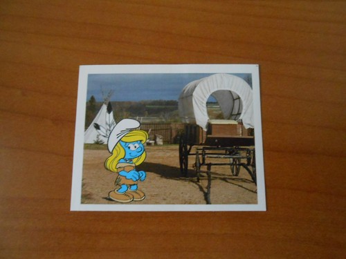 Figurina puffi girotondo - figurina, nel