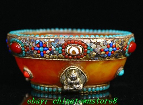 Old tibet beeswax - tibet, inlay