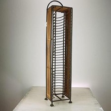 PORTA CD IN FERRO E MIDOLLINO ANNI 70