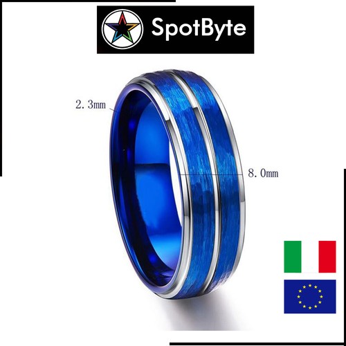 Anello uomo blue - anello, effetto
