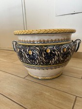 Grande Vaso/Fioriera in Ceramica Artistica SACA Castelli