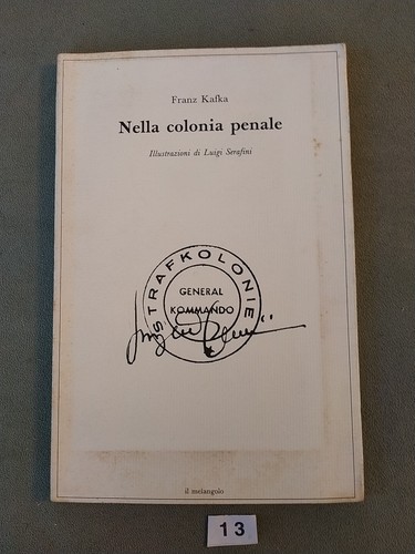 Franz kafka nella - nella, colonia