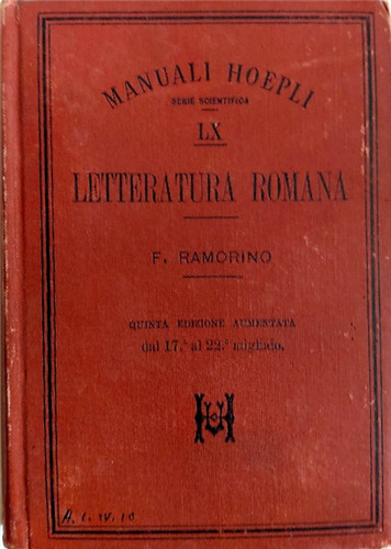 Ramorino felice letteratura - -,