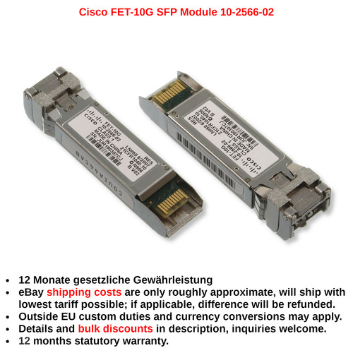 Modulo cisco fet 10g - cisco, sfp