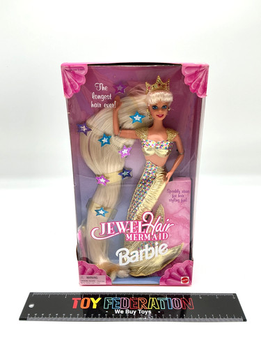 Mattel 1995 barbie jewel hair - 1995,