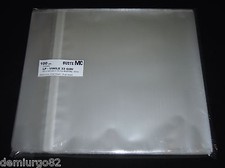 BUSTE PROTETTIVE musica DISCHI VINILE 33 giri LP LPD polipropilene 60my ALETTA