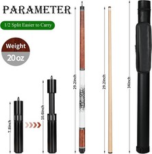 AKLOT STECCA BILIARDO PROFESSIONALE 147CM ESTENSIONE ACERO NUOVA