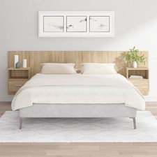 Testiera Letto con Comodini in