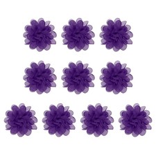 10 Pezzi 3,9" Chiffon Fiori