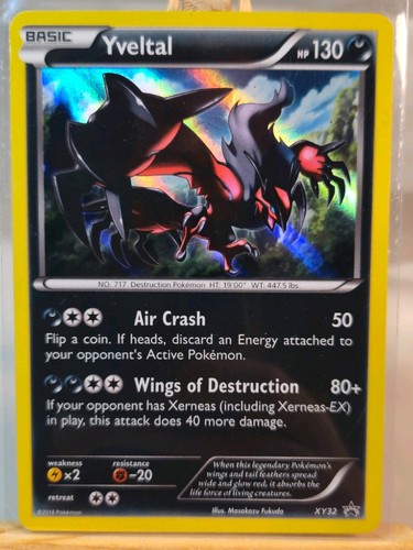 Yveltal xy32 holo promo - yveltal,
