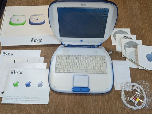 Apple ibook clamshell blu - apple,